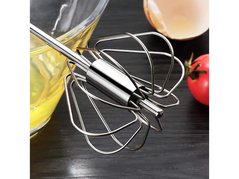  Fouet en acier inoxydable, batteur à œufs, fouet semi-automatique, gain de temps et d'efforts, ustensile de cuisine batteur à œufs, fouet ballon GTR00802 - Conforama C
