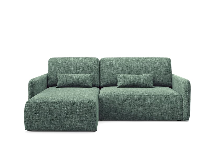 Canapé d'angle convertible livello l vert - Conforama A