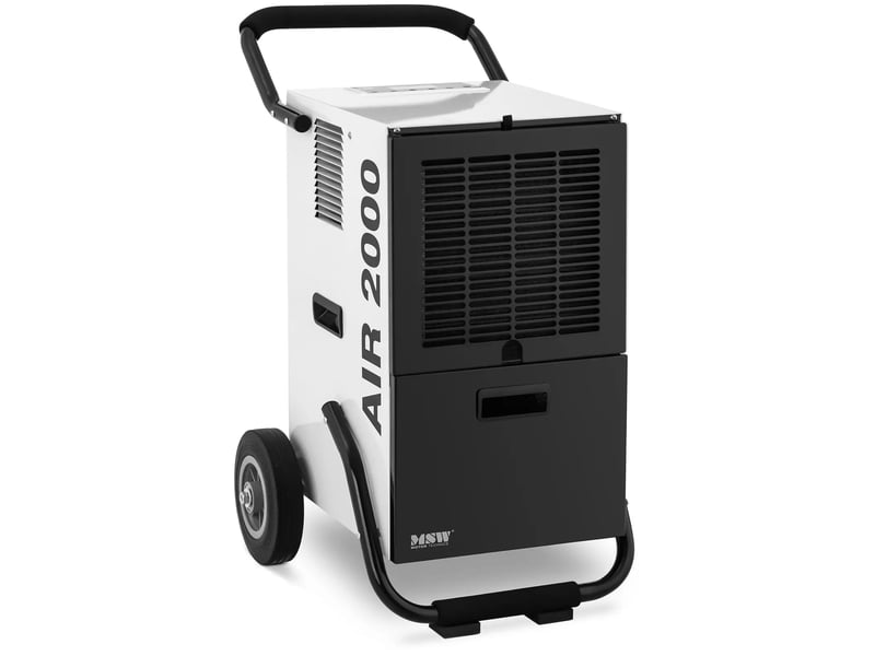  Déshumidificateur professionnel de chantier 50 l24 h 70 m² 5,69 l acier noir blanc 14_0008887  - Conforama A