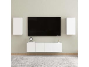 Meuble tv coloris blanc  <strong></strong>  <strong></strong>