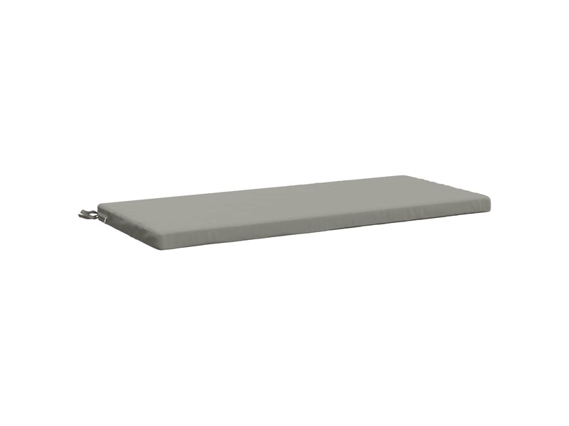  Lot de 2 coussins de banc, coussins d'assise soest 100 % polyester gris cf57237  - Conforama D