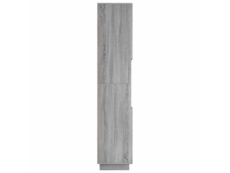  Meuble de rangement salle de bain sonoma gris 36.5x38x180 cm  - Conforama E