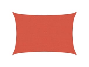 Voile d'ombrage - voile d'ombre - voile parasol 160 gm² terre cuite 2,5x3,5 m pehd