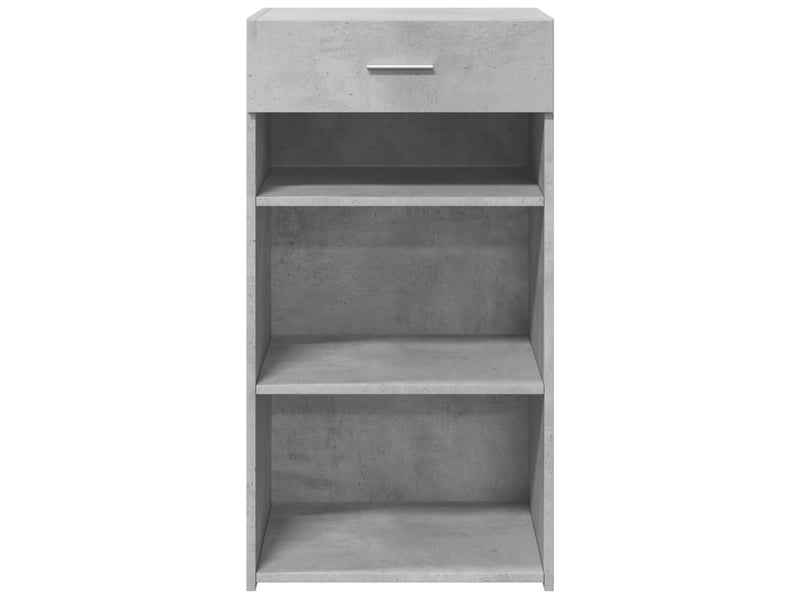  Buffet - bahut - meuble de rangement gris béton 50x42,5x93 cm bois d'ingénierie  - Conforama D