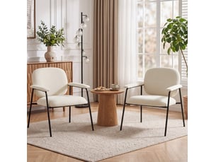 Pouf / repose pied HOMVRA  beige