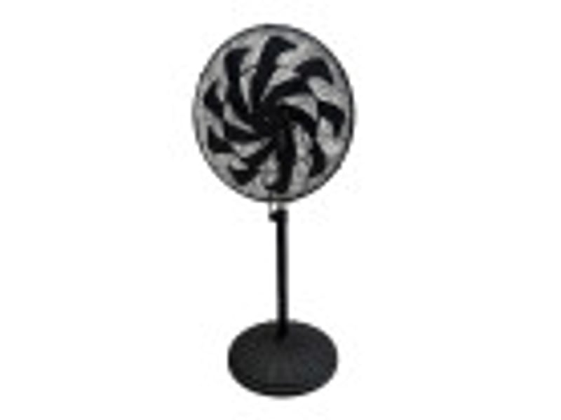  Ventilateur sur pied industriel fabrilamp centurion 300 w noir 1 vitesse ø 65 cm orientable 241441009 - Conforama D