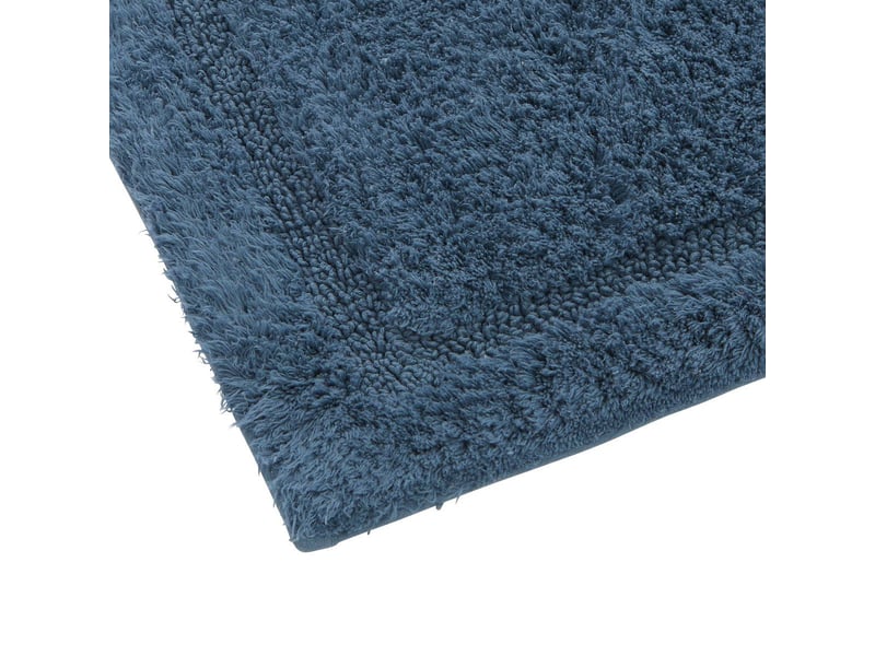  Tapis de bain fluffy colorama 50x75cm bleu COLORAMA - Conforama D
