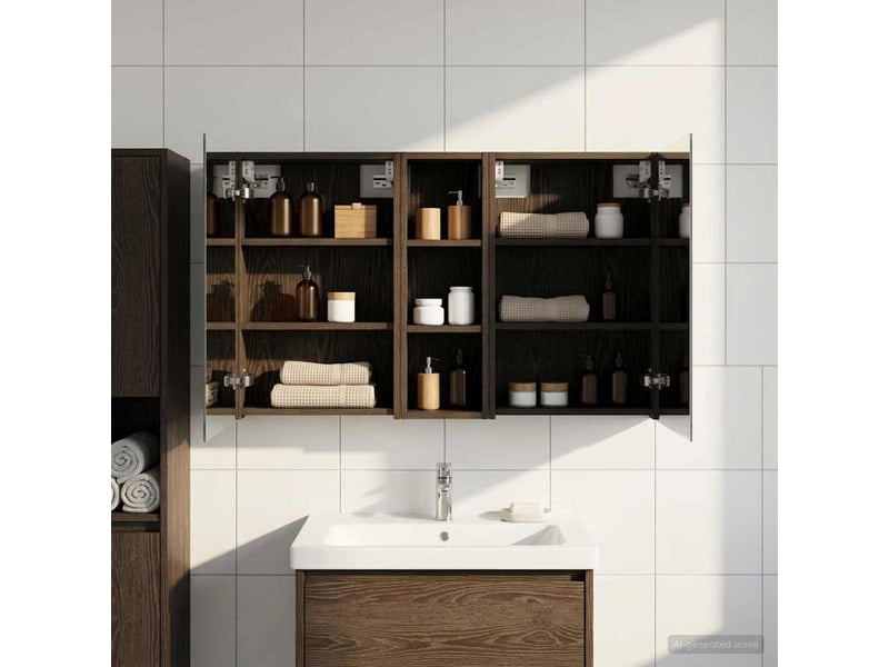 Ensemble de meubles de salle de bain 3 pcs 100x10.5x60.5 cm shl5786 - Conforama B