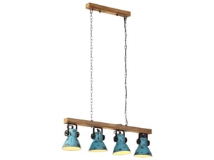Plafonnier, lampe plafond 25 w bleu délavé 90x24x111 cm e27