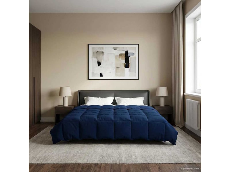 Couette - duvet d'été 220 x 240 cm été microfibre (100% polyester) - Conforama D