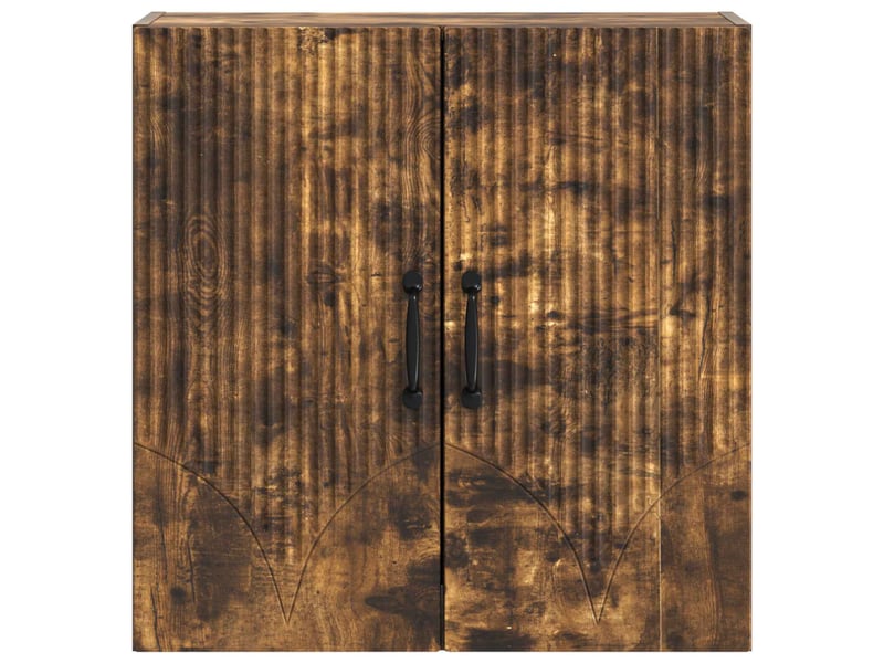 Armoire murale salon, meuble de rangement 59x31x60 cm bois d'ingénierie chêne fumé shl6566  - Conforama D