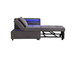 Lit simple 60x120 cm    coloris gris