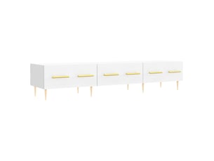 Meuble tv coloris blanc 150 cm <strong></strong>  <strong></strong>