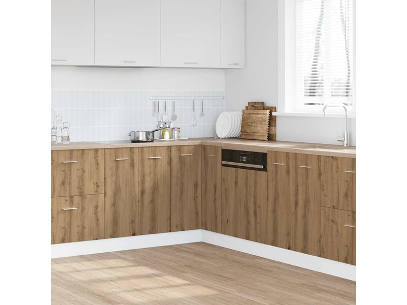 Meuble de cuisine lyon chêne artisanal 75,5x75,5x81,5cm bois d'ingénierie - Conforama B