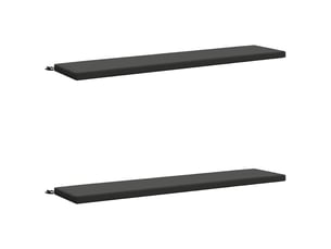 Lot de 2 coussins de banc, coussins d'assise soest 100 % polyester anthracite cf56948