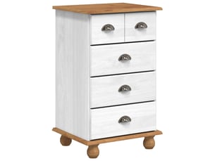 Commode 5 tiroir(s) <strong></strong> <strong></strong> coloris blanc largeur 48.5 cm
