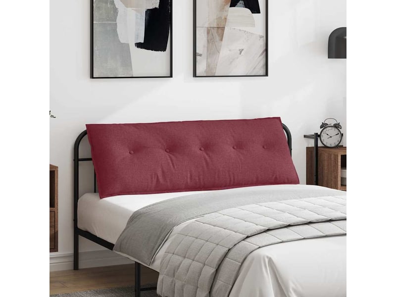  Coussin de dos, coussin de dossier bordeaux 140 x 19 x 50 cm tissu cf54582  - Conforama B