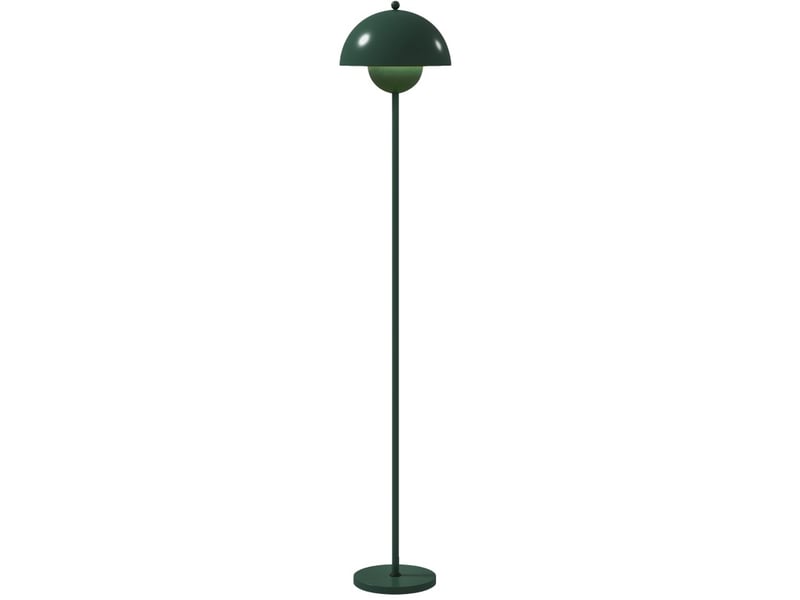  Lampadaire e27 à lumière réfléchie avec interrupteur au pied vert homvra  - Conforama A