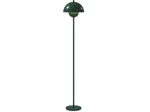 Lampadaire e27 à lumière réfléchie avec interrupteur au pied vert homvra