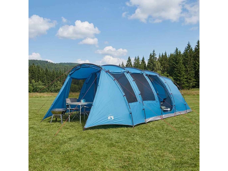  Tente tunnel, tente de camping bleu 675x392x210 cm  - Conforama B