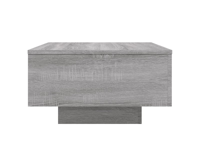  Table basse | table de salon sonoma gris 55x55x31 cm bois d'ingénierie  - Conforama E