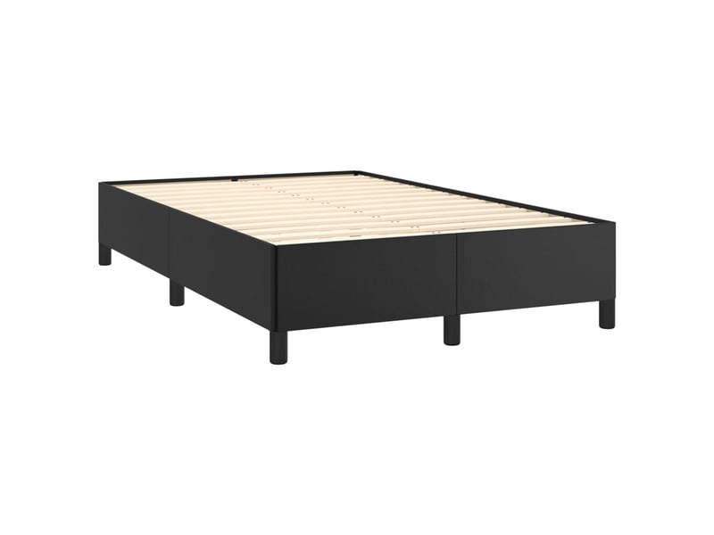  Lit double- lit adulte -  cadre de lit sans matelas noir 120x190 cm similicuir  - Conforama B