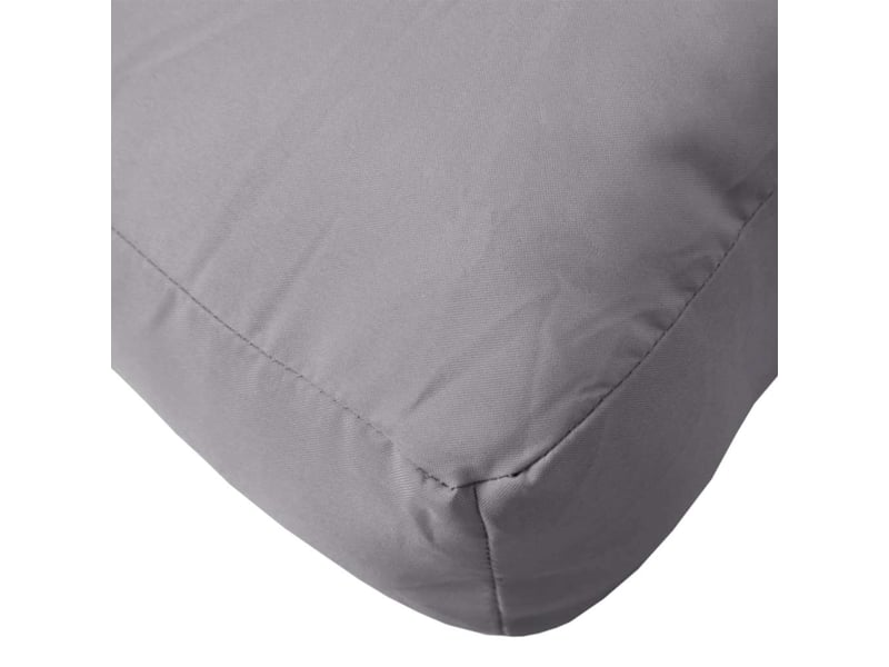  Coussin de palette, coussin de chaise, coussin de canapé gris 60x60x9,5 cm tissu oxford cf55351  - Conforama E