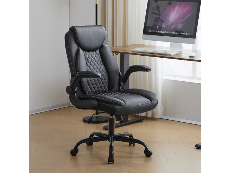  Chaise de bureau, 64x64x102 cm, roulettes, hauteur réglable, bicolore, poids 13,5 kg cao-W5589P514163-conf-NEW - Conforama D