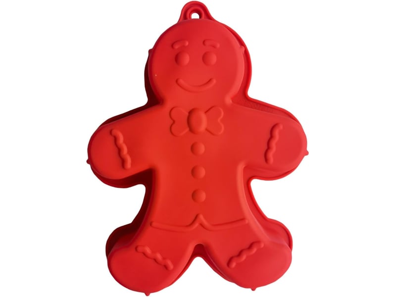  Moule à gâteau en silicone pour d'épices, bonhomme en d'épices, moule en silicone pour fondant, bonhomme en d'épices, moule à gâteau anti-adhésif  - Conforama A