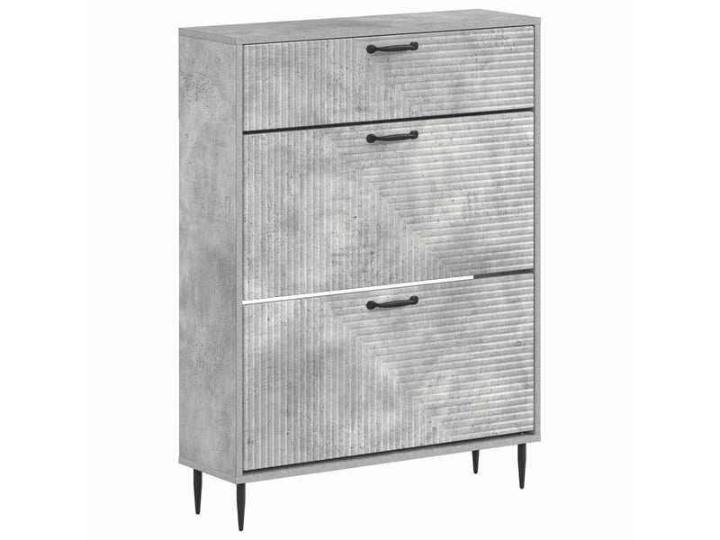  Meuble à chaussures, armoire à chaussures haarlem 78x24x103 cm bois d'ingénierie shl2171  - Conforama A