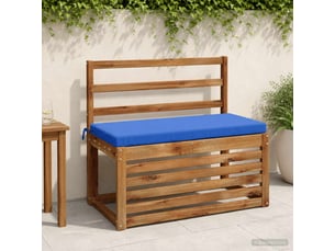 Lot de 2 coussins de banc, coussins d'assise soest 100 % polyester bleu royal cf57147