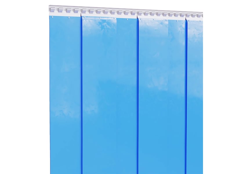  Rideau de porte bleu 200 mmx1,6 mm 25 m pvc cf43608  - Conforama C