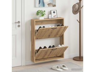 Meuble à chaussures 3 paire(s)  <strong></strong>  <strong></strong> coloris bois clair