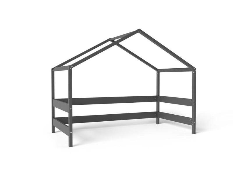  Yappyhytte playhouse - structure cabane 160x80 cm - anthracite 4754010388066 - Conforama D