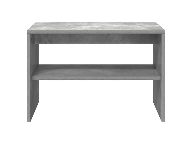  Meuble tv - banc tv - meuble de rangement gris béton 60x40x40 cm bois d'ingénierie  - Conforama E