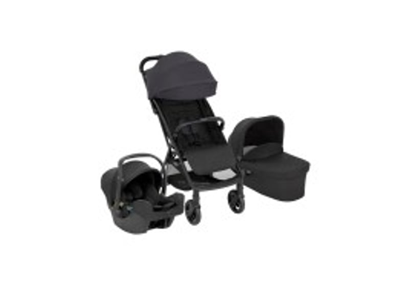 Poussette trio myavo - siège auto snuglite i-size, nacelle, habillage pluie - charcoal GT2107CACHC000 - Conforama A