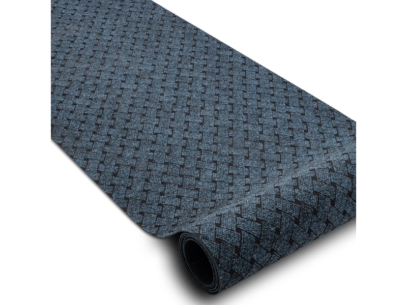  Paillasson antidérapant pour les mètres courants 100 cm vectra 800 extérieur, intérieur, sur caoutchouc - bleu 100x220 cm  - Conforama B
