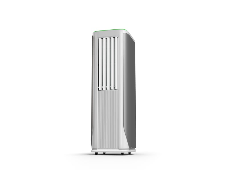 Climatiseur mobile 12000 btu avec télécommande, minuterie 24h, 3 modes froidchaudsec, 61db, pour maison bureau,hy120 - Conforama D