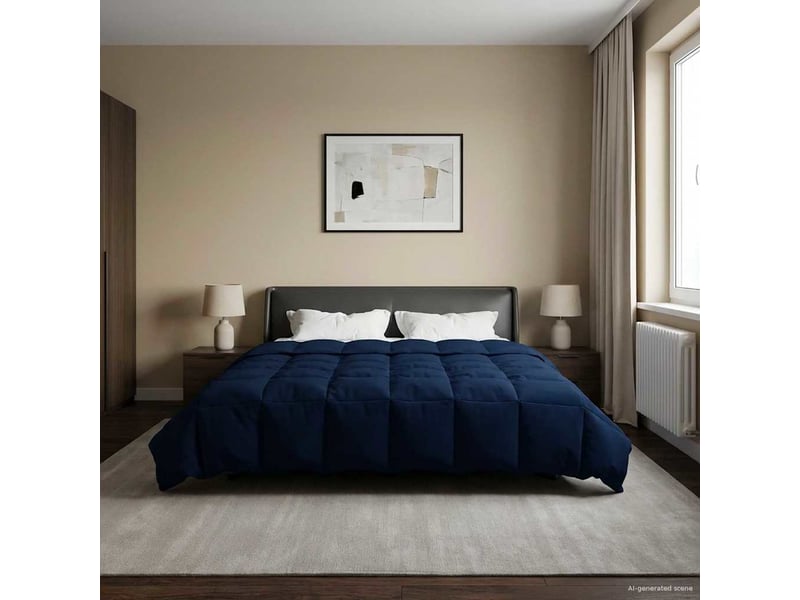  Duvet d'hiver - couette 200 x 240 cm hiver - couette microfibre (100% polyester)  - Conforama D