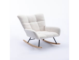 Fauteuil fixe  <strong>ROLIPO</strong> Tissu blanc