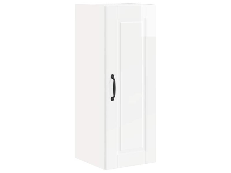  Meuble mural de cuisine, armoire de cuisine blanc brillant 30x31x80cm shl1203  - Conforama A