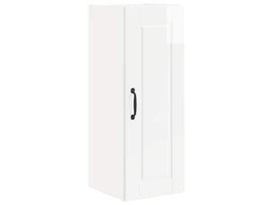 Meuble mural de cuisine, armoire de cuisine blanc brillant 30x31x80cm shl1203