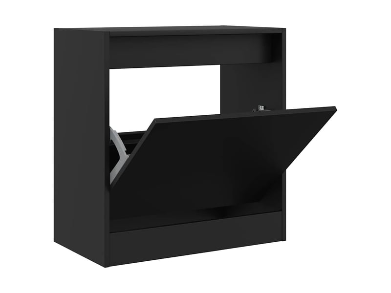  Meuble à chaussure, armoire à chaussures noir 60x34x63,5 cm bois d'ingénierie  - Conforama A
