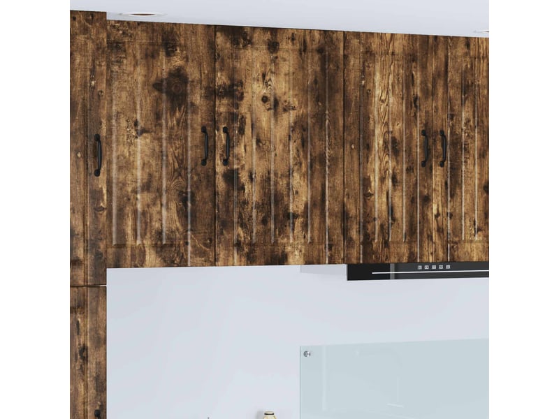  Armoire de cuisine chêne fumé 50x31x80cm bois d'ingénierie shl2261  - Conforama B