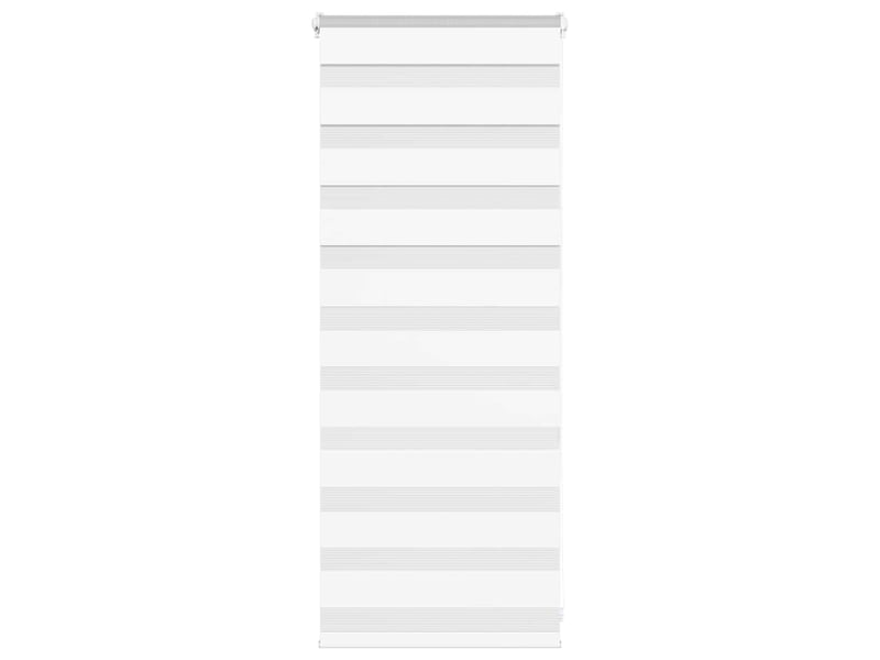  Store zèbre, store de fenêtre blanc 65x100 cm largeur du tissu 60,9 cm polyester cf48412  - Conforama B