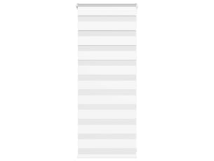 Store zèbre, store de fenêtre blanc 65x100 cm largeur du tissu 60,9 cm polyester cf48412