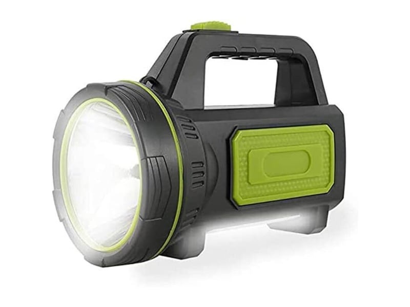 Lampe torche led ultra puissante usb 135000 lumens 6000 mah avec lumière latérale lampe de poche etanche haute puissance et réflecteur portable ip65 s - Conforama A
