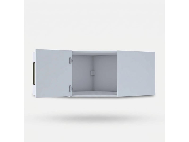  Armoire murale d'angle gain de place urban  - Conforama C