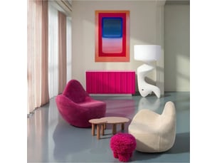 fauteuil glow wave violet kare design