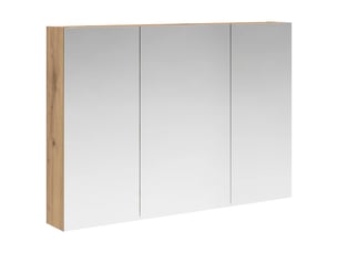 Amoire de salle de bain, meuble de salle de bain avec miroir chêne artisanal shl3644